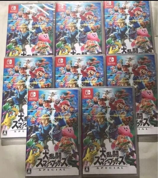 Nintendo Switch ソフト 大乱闘スマッシュブラザーズ special 8本セット 新品 未開封 シュリンク付き