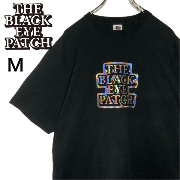 the black eye patch ブラックアイパッチ ロゴ Tシャツ M