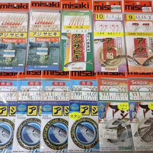 misaki アジ 船仕掛 アジサビキ 11袋セット アジ サバ イワシ おまけつき