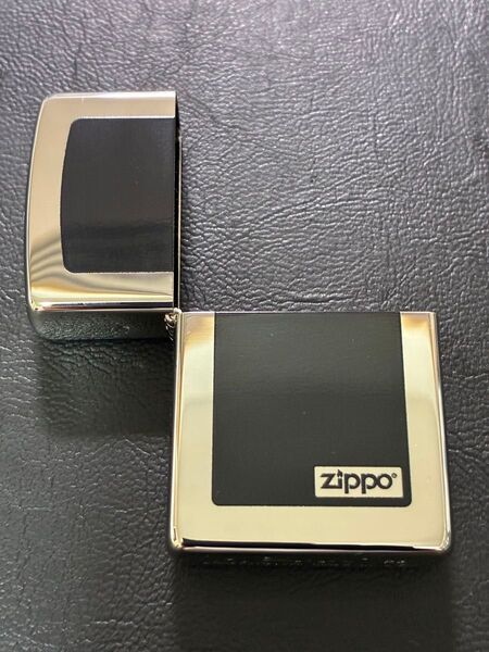 特価品 zippo ブラック 前面加工 外側ケース アウター 希少モデル 2023年製
