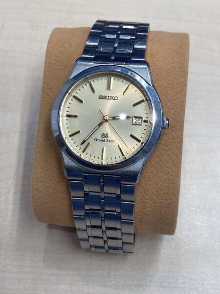 動作良好 グランドセイコー GrandSEIKO 8N65-9000 ゴールド文字盤 稼働品 腕時計 クォーツ