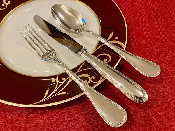 【1組限定アウトレット特価品☆】クリストフル パール テーブルサイズカトラリー
