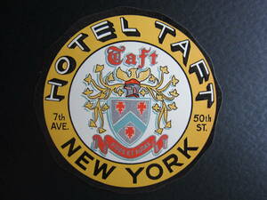  hotel label # hotel tough to# New York #MINT