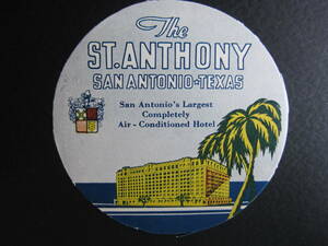  hotel label # cent Anthony #The ST.ANTHONY# sun Anne tonio#teki suspension #THE LUXURY COLLECTION# Mario to#MINT