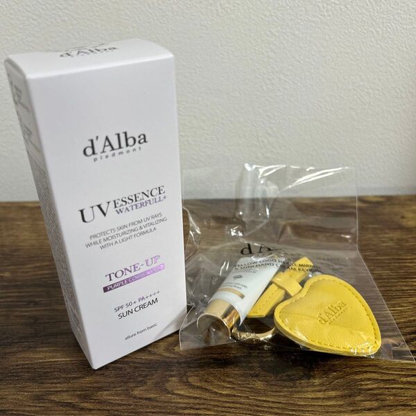 【新品】ダルバ トーンアップサンクリーム UV 化粧下地 日焼け止め パープル