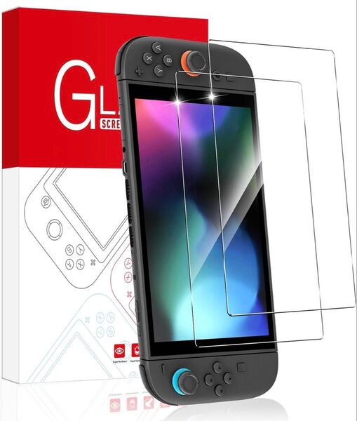 【未開封】Switch2用ガラスフィルム2枚入り 画面 保護フィルム 強化ガラス フィルム シート 画面保護 Switch