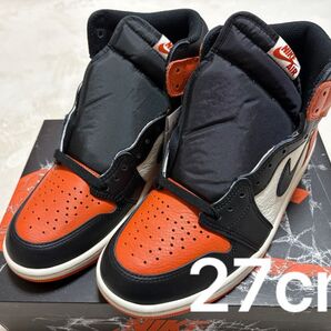 27cm ナイキ エアジョーダン1 レトロ ハイ OG "シャッタードバックボード"