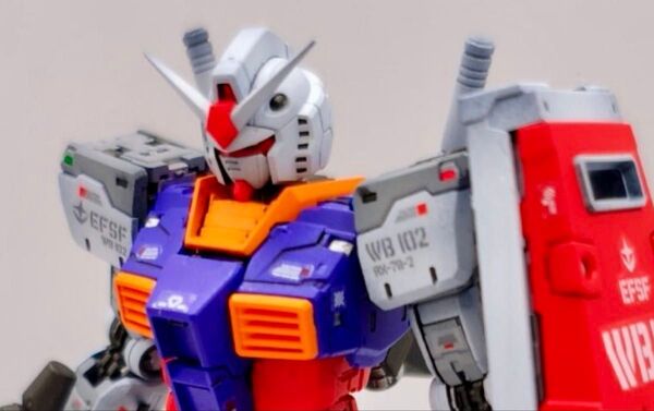RG RX-78-2 ガンダム Ver2.0 格納庫セット塗装完成品