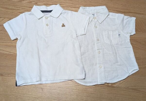babyGAP GAP 赤ちゃん本舗 半袖シャツ 80~90 2枚セット