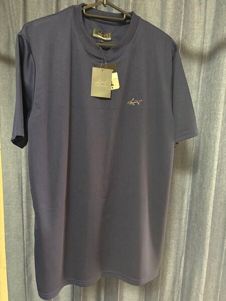 GREG NORMAN グレッグノーマン 半袖Tシャツ ネイビー L 未使用品 吸汗速乾