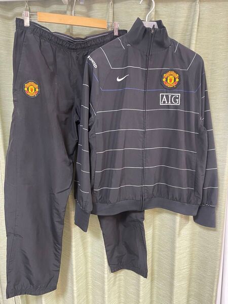 NIKEナイキ マンチェスターユナイテッド トラックジャケット パンツ セットアップ サイズL サッカー ジャージ 上下セット