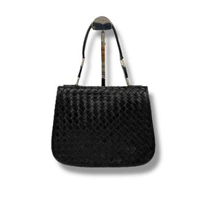 ボッテガヴェネタ BOTTEGA VENETA ワンショルダーバッグ ブラック ソーホー ホーボー イントレチャートレザー