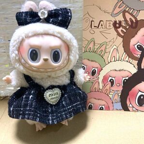 LABUBU(ラブブ) キュート洋服2点セット☆ブラック 服 着せ替え
