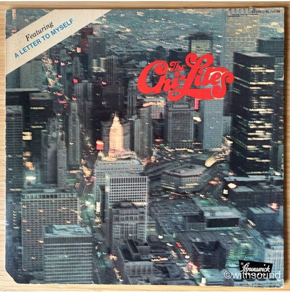 THE CHI-LITES A Letter From To Myself US ORIG LP レコード BL 754188