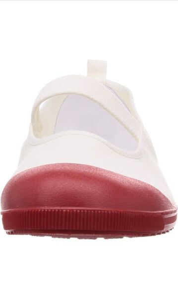 【新品・未使用】バレーシューズ 上履き 学校指定 男女兼用 白×赤