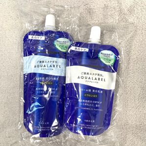 【アクアレーベル】美白ケア化粧水&乳液 とてもしっとりつめかえ しっとり セット