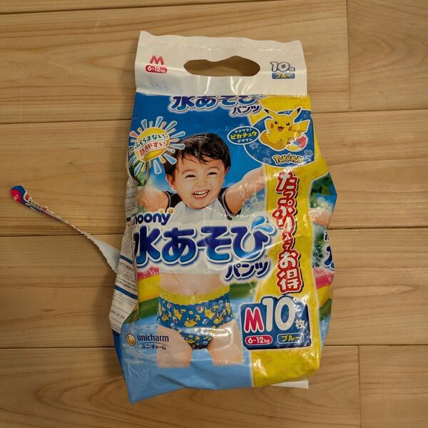 moony 水遊び用おむつ Mサイズ 4枚入り