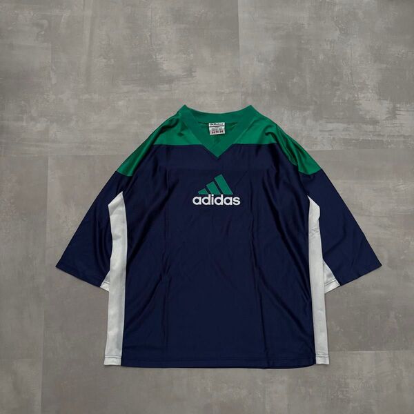 archive vintage y2k 90s 万国旗タグold adidas 90年代 オールドアディダス ゲームシャツ