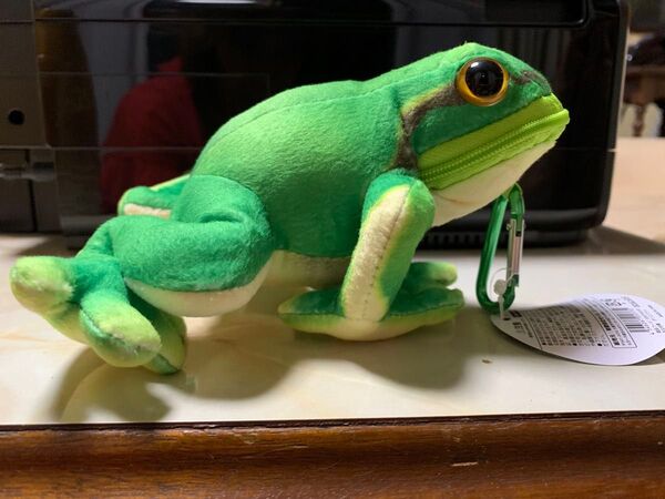 リアル アマガエル ポーチ タグ付き