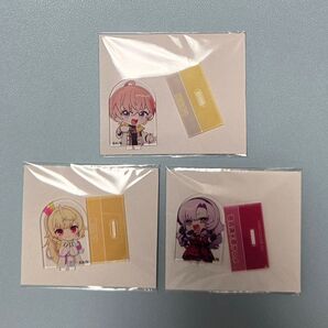 にじさんじ チョコエッグ クリアスタンド ダイカットシール 風楽奏斗 星川サラ 壱百満天原サロメ