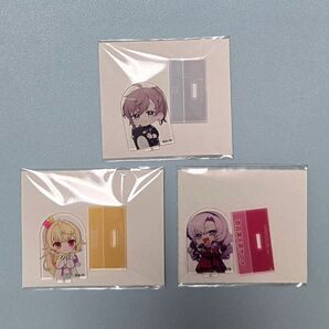 にじさんじ チョコエッグ クリアスタンド ダイカットシール 叶 星川サラ 壱百満天原サロメ