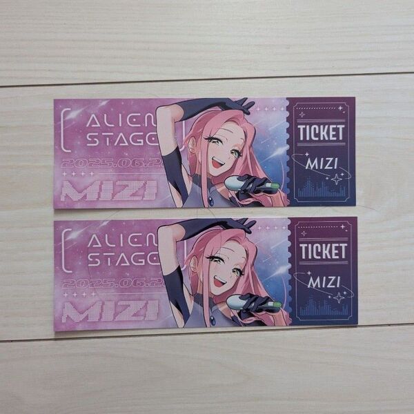 Alienstage(エイリアンステージ)アニメイト購入特典チケット風カード:ミジ(2枚)