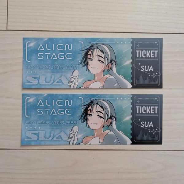 Alienstage(エイリアンステージ)アニメイト購入特典チケット風カード:スア(2枚)
