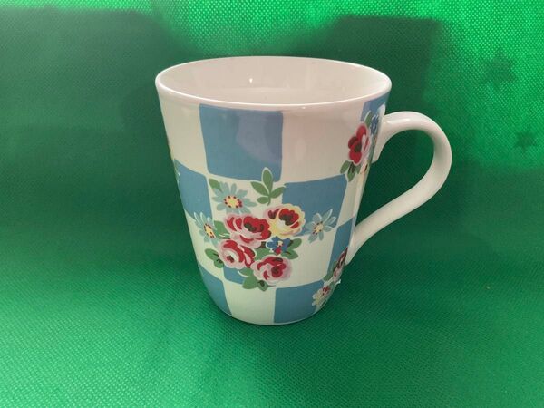 Cath Kidston マグカップ 花柄 チェック柄 ブルー系