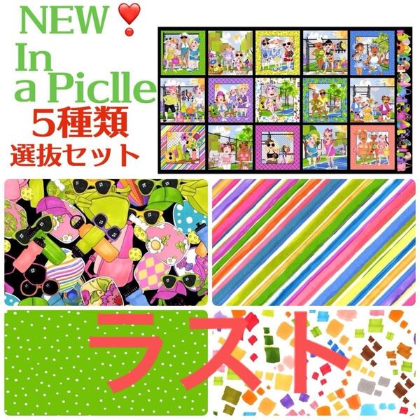 NEW ロラライハリス生地 In a Pickle 5種類選抜セット