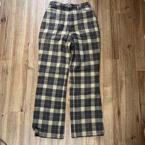 チェック パンツ