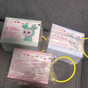 TWICE LOVELYS ぬーどるストッパーフィギュアぷち 3種セット BABY LOVELYS GiGO ナヨン モモ ミナ