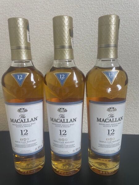 【休売品薄】マッカラン12年350mlトリプルカスク 3本セットMACALLAN