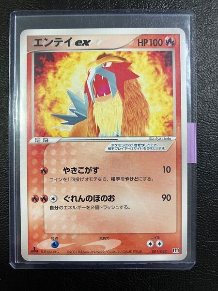ポケモンカード エンテイex 構築済みデッキ マグマ団ハーフデッキW
