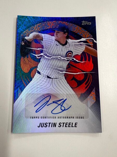 Justin Steele topps 直筆サイン 25シリ