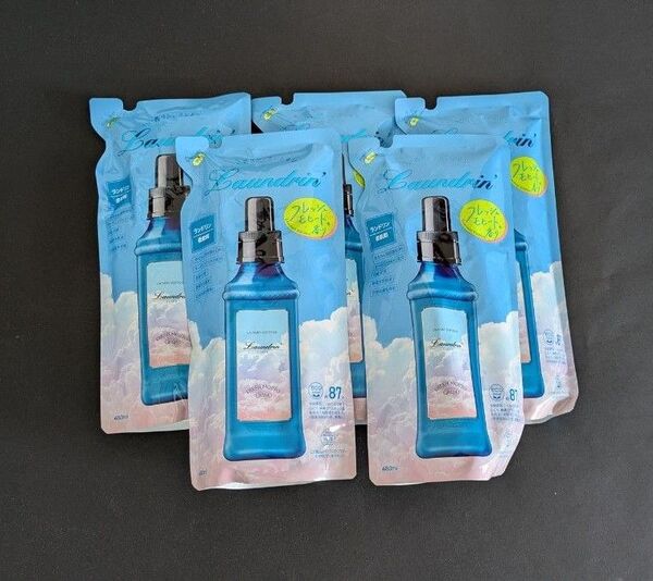 LAUNDRIN フレッシュモヒート 詰め替え 480ml 5袋