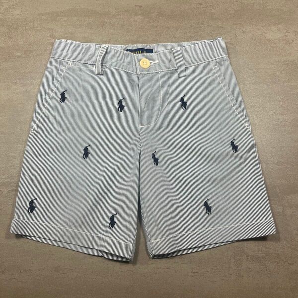 【新品未使用】Polo Ralph Lauren ストライプ ハーフパンツ 3T
