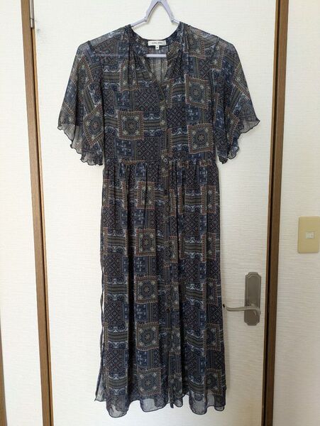 GLOBAL WORK 半袖ワンピース Mサイズ