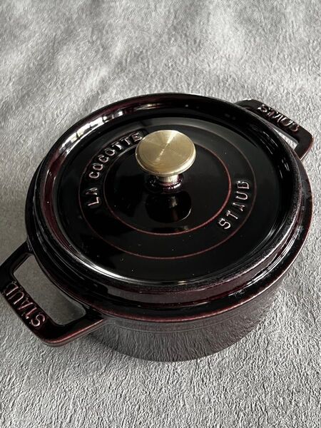 希少 再販無し ストウブ 旧staub 18cm オーベルジン エッグプラント