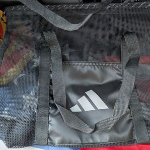 adidas メッシュバッグ ブラック