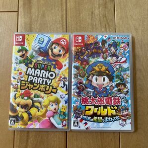 ニンテンドースイッチソフト 2個セット ジャンボリー 桃鉄ワールド