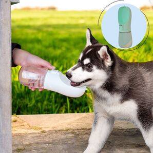 ペット ウォーターボトル 携帯 コンパクト 給水 犬 猫