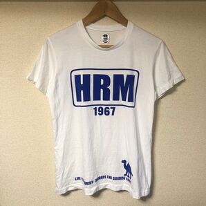 ハリウッドランチマーケット フロントプリント ロゴ Tシャツ ブルーブルー 聖林公司