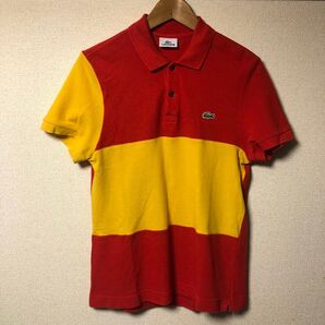ラコステ 切替 ポロシャツ LACOSTE