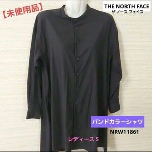 ノースフェイス サイエンス オブ ムーブメント バンドカラーシャツ S 黒