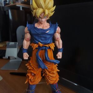 ドラゴンボール フィギュア リペイント 超サイヤ人 孫悟空 ガレージキット 13日消去