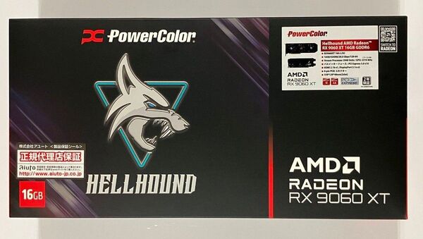PowerColor Hellhound AMD Radeon RX 9060 XT 16GB GDDR6 使用時間短 美品