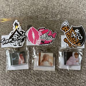 【新品未開封】Team Ayu限定スクラッチくじ アクキー3種&ステッカー3種セット