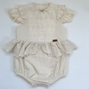 popelin ロンパース 2-3y