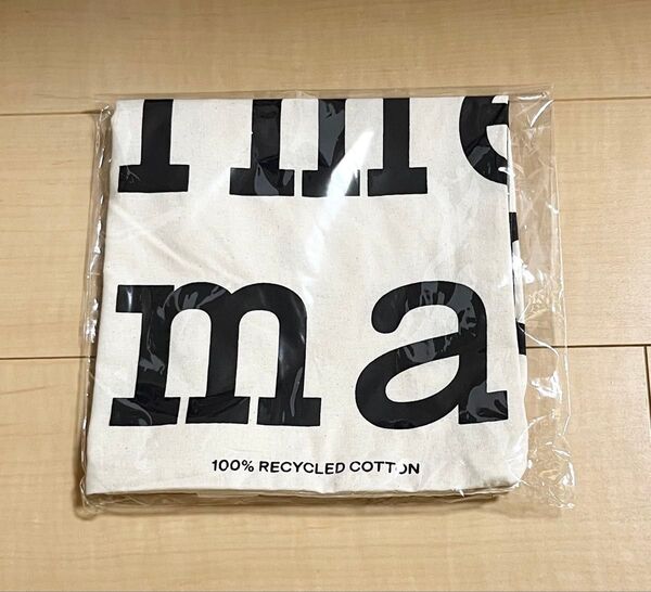 marimekko マリメッコ ノベルティ トートバッグ ブラック ロゴ 新品