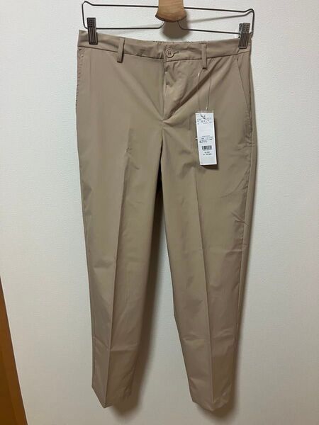 FOUND GOOD スラックス ベージュ メンズ S ポリエステル ストレッチ入り パンツ